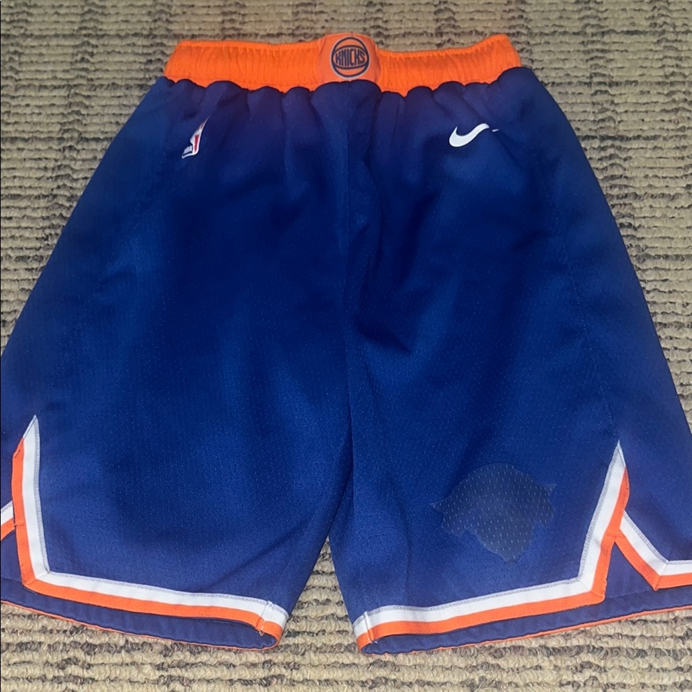 Nike Orange and Purple Athletic Shorts